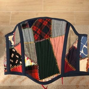 Psychic Outlaw Strapless Quilted Corset